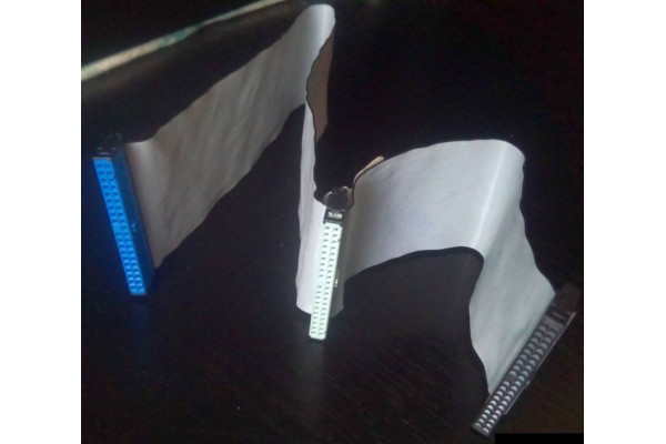 Cablu IDE PATA paralel pentru date hard disk si DVD, vechi, Second Hand