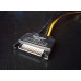Cablu Alimentare placa video PCI express 8pini de la mufa SATA (Nou)