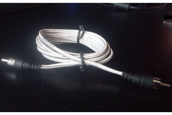 Cablu audio Genius mono 2,4m RCA sunet boxe (Second-Hand)