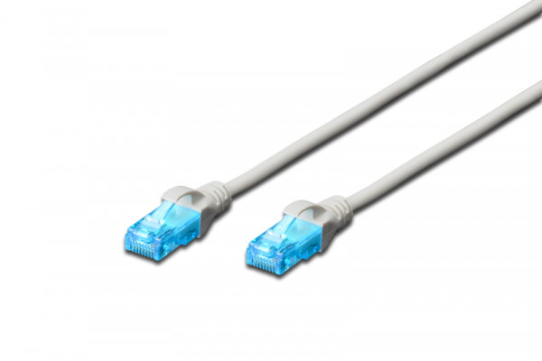 Cablu retea Assmann Digitus 0.5m CAT.5e U-UTP LAN patch router (Nou)