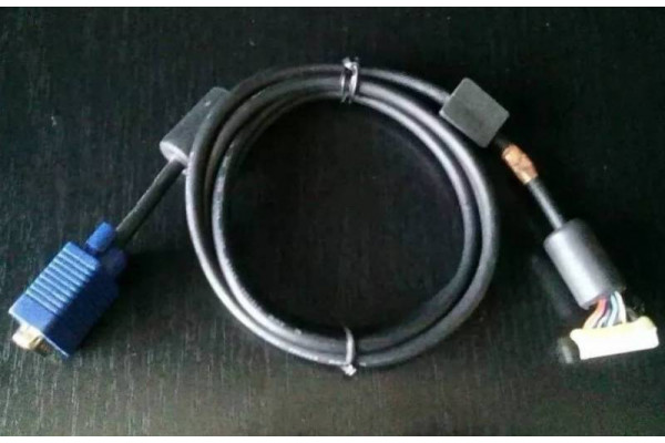 Cablu video VGA cu mufa pentru placa monitor, Second Hand