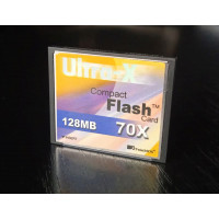 Card Compact Flash Ultra-X 128MB 70X (Second-Hand)