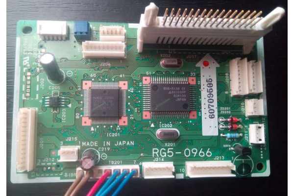 DC controller DC Controller Board HP RG5-0966 pentru imprimanta Laser HP (Second-Hand)