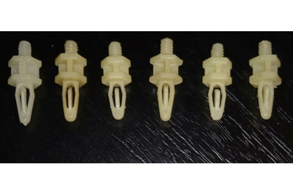 Distantier pentru placa de baza PC, h=6mm, Øext=hdd, plastic, galben, Second Hand