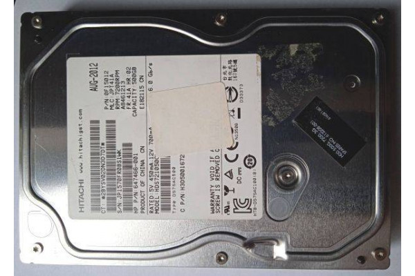 Hard disk Hitachi 500GB SATA3 7200rpm 16MB HDS721050CLA662 (Second-Hand)