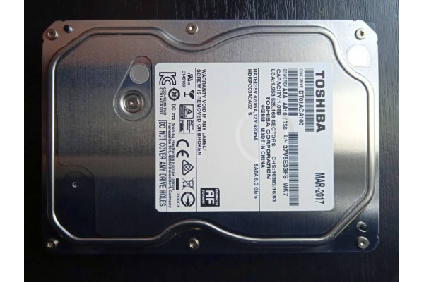 Hard disk Toshiba 1TB, SATA3, 7200rpm, 32MB, DT01ACA100, Second Hand
