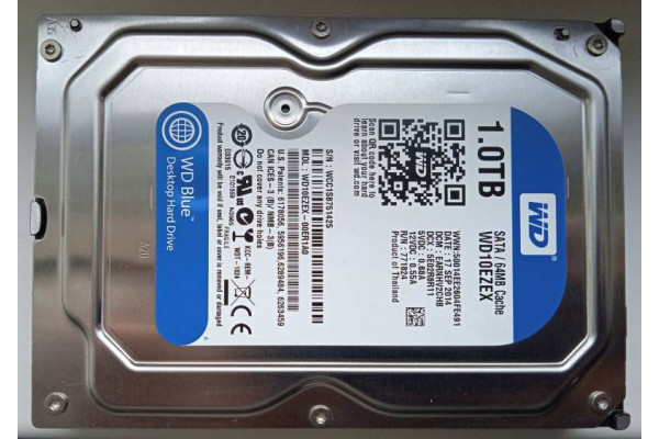Hard disk Western Digital 1TB SATA3 7200rpm 64MB WD Blue WD10EZEX (Second-Hand)