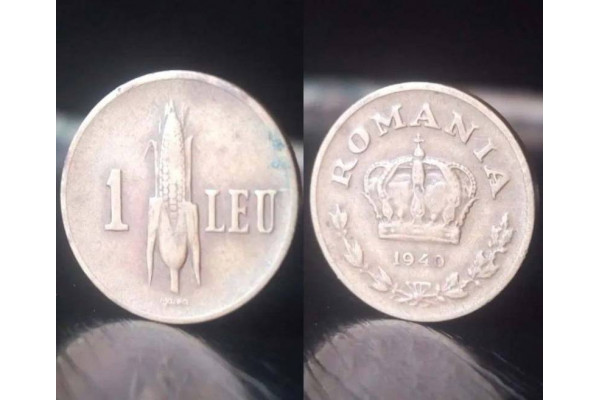 Moneda 1 leu 1940 (Veche)