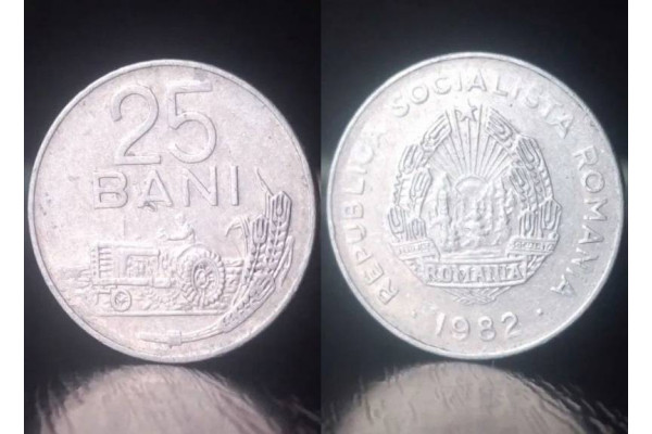 Moneda 25 bani 1982 - RSR (Veche)