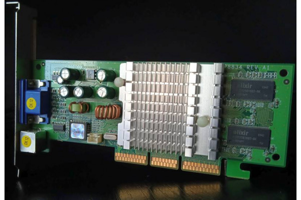 Placa video Sparkle GeForce FX5200, 128MB, DDR, 64bit, AGP, VGA, Second-Hand
