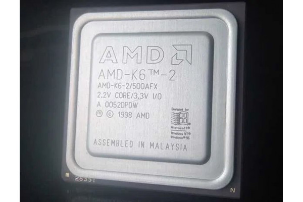 Procesor AMD K6-2/500AFX 500MHz, socket Super 7, K6, 1998, Second Hand