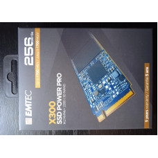 SSD EMTEC X300 256GB SSD PowerPro M.2 PCIe NVMe 2280 3D NAND 22X80mm Gen 3.0 X4 Smart Trim (Nou)
