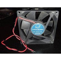 Ventilator Cooler 12V, 80mm, DC curent continuu, Second Hand