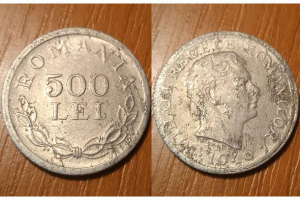 500 lei 1946 - Mihai I, Moneda Veche