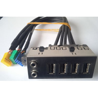 Bloc panou frontal HP, 4x USB + 2x Audio, Second Hand