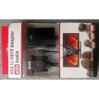 Cablu convertor iesire VGA+Audio la HDMI, Nou