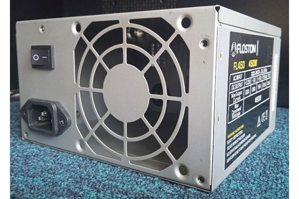 Carcasa sursa PC, metalica, comutator si mufa alimentare 220V, Second Hand