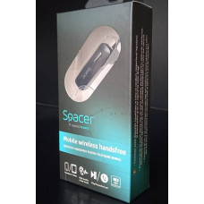 Casca Bluetooth 4.2 Spacer, Handsfree, In-Ear, microfon cu noise cancelling, neagra (Noua)