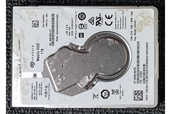 Hard disk laptop Seagate 1TB, 5400rpm, 128MB, SATA3, 2.5", ST1000LM035, Second Hand
