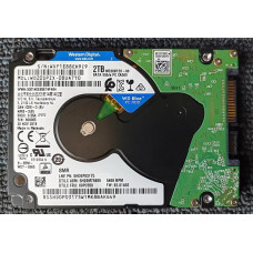 Hard disk laptop Western Digital 2TB, 5400, 128MB, WD20SPZX, SATA3, Second Hand