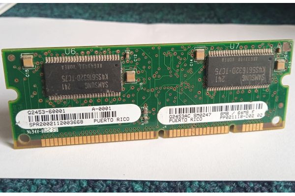 Memorie HP 8MB Flash / 64MB SDRAM Combo Firmware, Second Hand