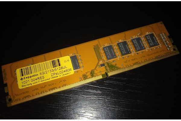 Memorie Zeppelin, 8GB, DDR4, 2133MHz, CL15, Bulk, ZE-DDR4-8G2133b, Noua
