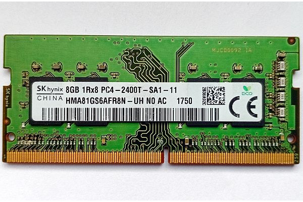 Memorie laptop SK Hynix 8GB DDR4, 2400MHz, PC4-2400T, Second Hand