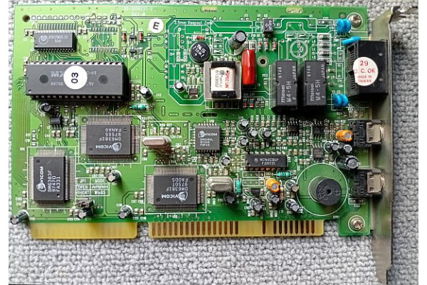 Modem Davicom V1433VQH-U, 80-200R237-2, slot ISA, Second Hand