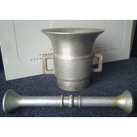 Mojar cu pistil din duraluminiu si cupru, Vintage