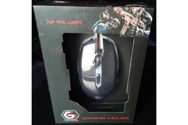 Mouse cu fir Gembird Gaming, 2400dpi, iluminare RGB, USB, negru, Nou