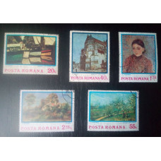Timbre Romania Picturi Arta - Internationale, 1974, Vechi