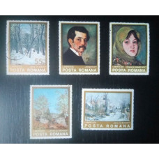 Timbre Romania Picturi Arta - Ion Andreescu, 1975, Vechi