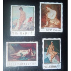 Timbre Romania Picturi Arta - Nuduri, 1971, Vechi