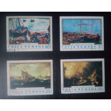 Timbre Romania Picturi Arta - Marina, 1971, Vechi