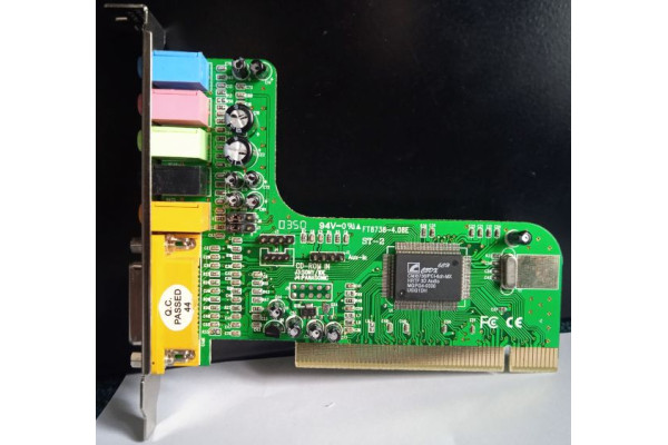 Placa audio CMedia CMI 8738, 3D audio, 6 canale, PCI, Second Hand