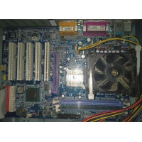 Placa de baza PC Gigabyte GA-8PE800, socket 478, DDR, AGP, IDE, vintage, Second Hand