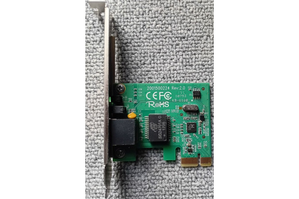 Placa de retea TP-Link Gigabit TG-3468(UN), PCIe, 10/100/1000 Mbps, Second Hand