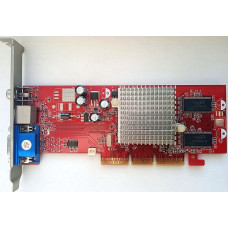 Placa video ATI Radeon 9200 SE, AGP, 128MB DDR, vintage, de colectie