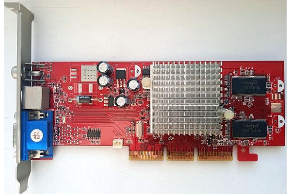 Placa video ATI Radeon 9200 SE, AGP, 128MB DDR, vintage, de colectie