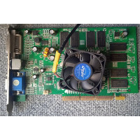 Placa video Nvidia GeForce FX5500 ver:M(AGP), 256MB, DDR, 128bit, TV, DVI, Defecta, Second Hand