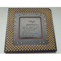 Procesor Intel Pentium MMX 233MHz, socket 7, SL27S, P5, 1995, Second Hand