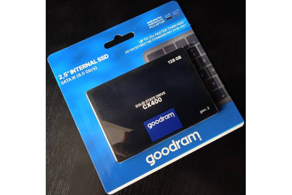 SSD Goodram CX400 Gen. 2, 128GB, SATA3, 2.5inch, 550/450MB/s, SSDPR-CX400-128-G2, SSD Nou