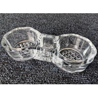 Solnita de sticla din perioada comunista, clasica, Vintage