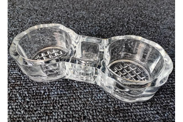 Solnita de sticla din perioada comunista, clasica, Vintage