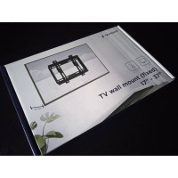 Suport TV de perete Gembird, Fix, 17-37'', 200x200mm, Max 25kg, WM-37F-01, Nou