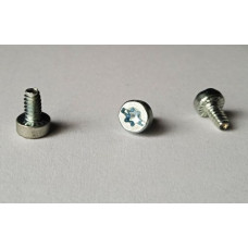 Surub original Tip1 pt. fixare, ghidare, blocare componente in calculatoare vechi, Øext=hdd, alb, Second-Hand