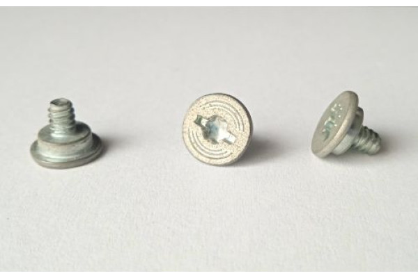 Surub original Tip3 pt. fixare, ghidare, blocare componente in calculatoare vechi, Øext=hdd, alb, Second Hand