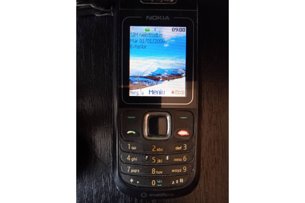 Telefon Nokia 1680 clasic cu butoane, Vodafone, incarcator, fara baterie, Second Hand