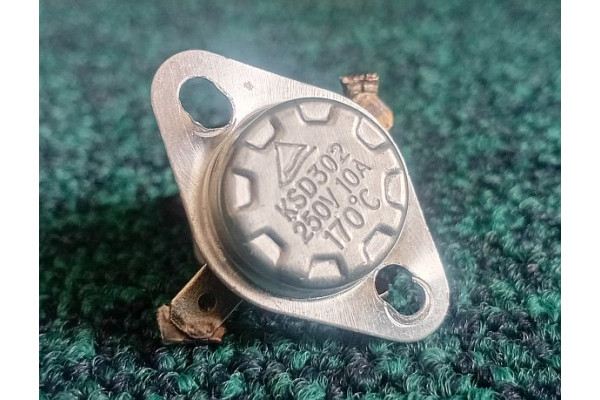 Termostat KSD302, 250V 10A, 170°C, Second Hand