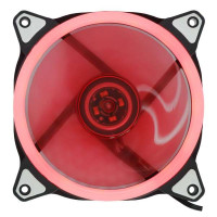 Ventilator carcasa PC Spacer, Inel LEDuri rosii, 120x120x25 mm, Nou